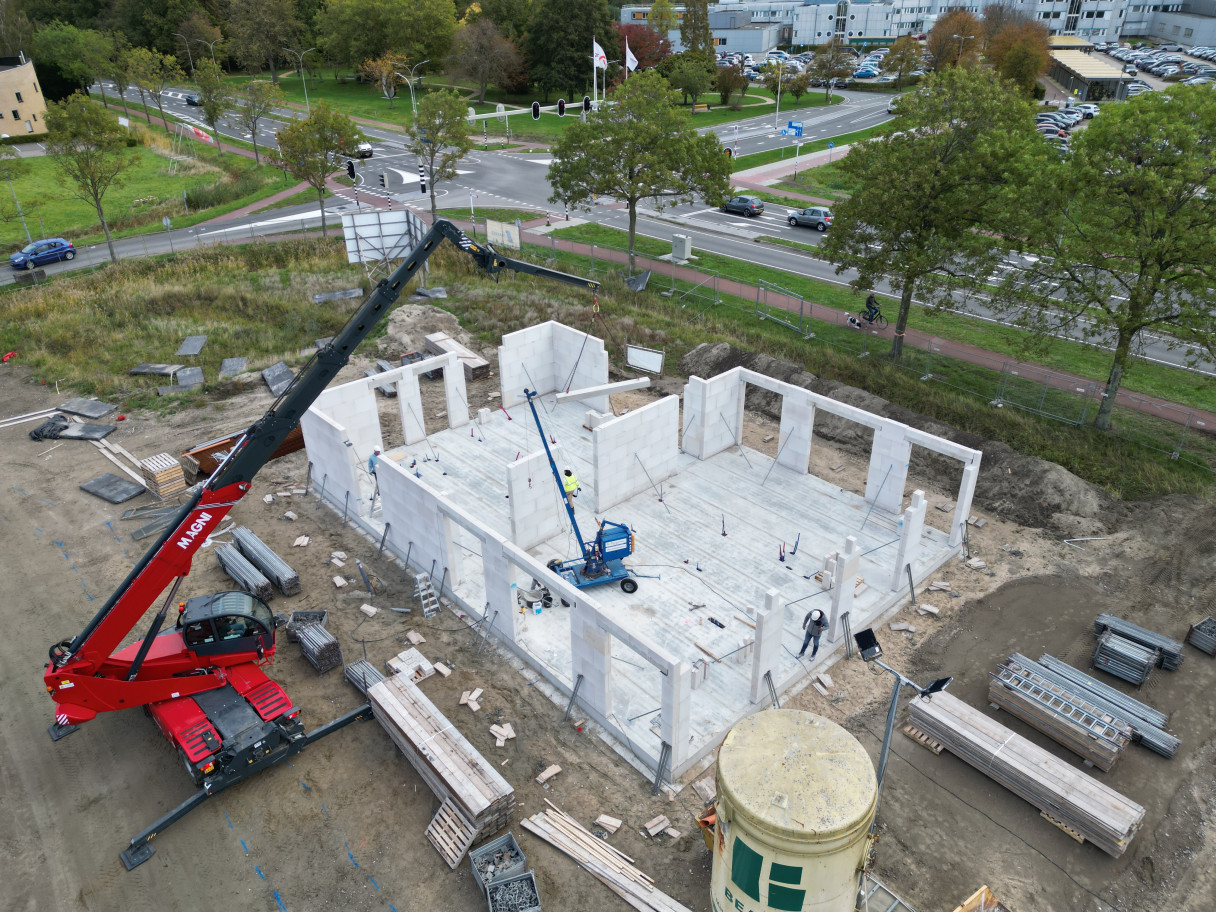 Afronding dragende binnenmuren begane grond