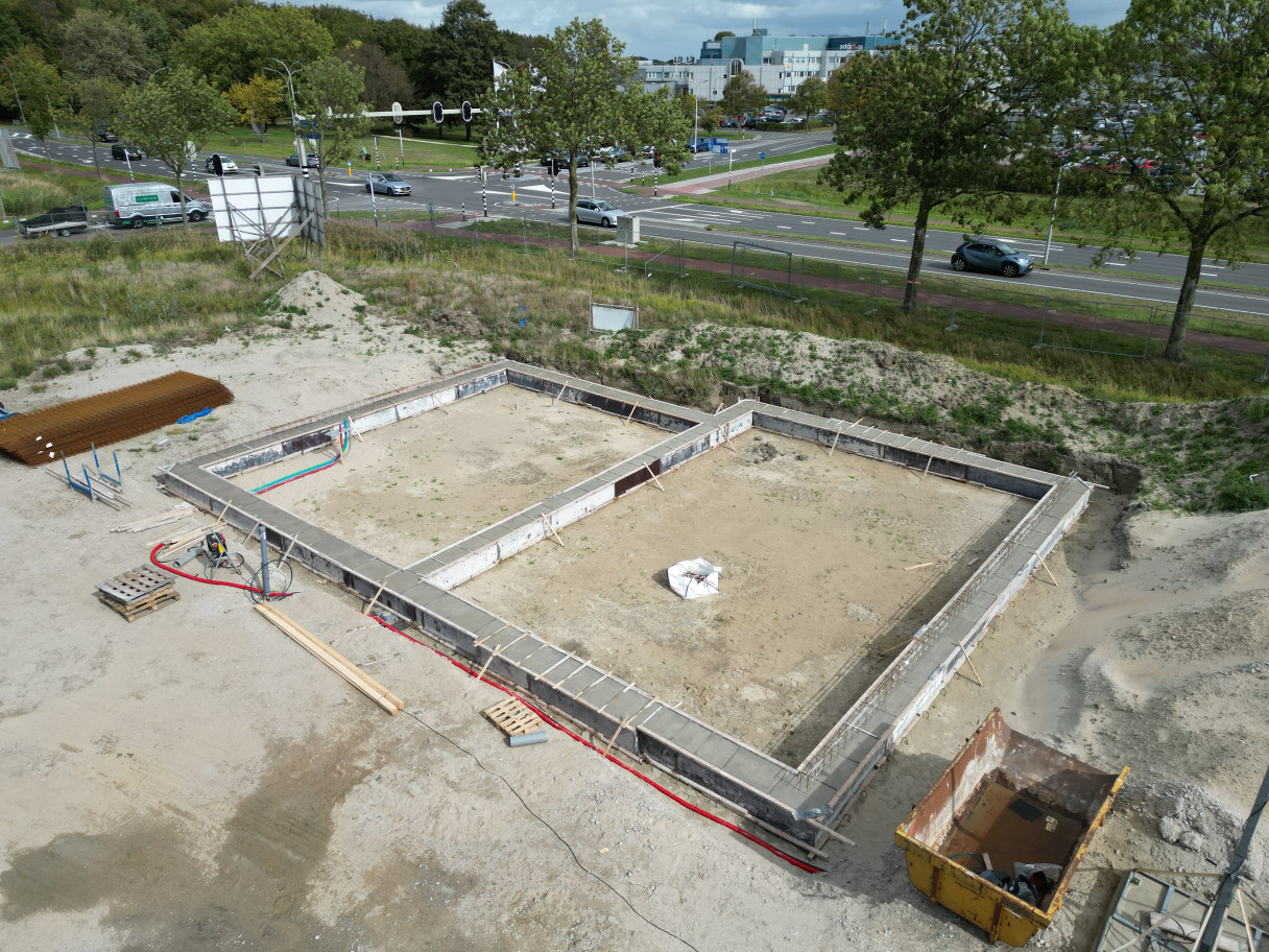 Beton funderingsbalken