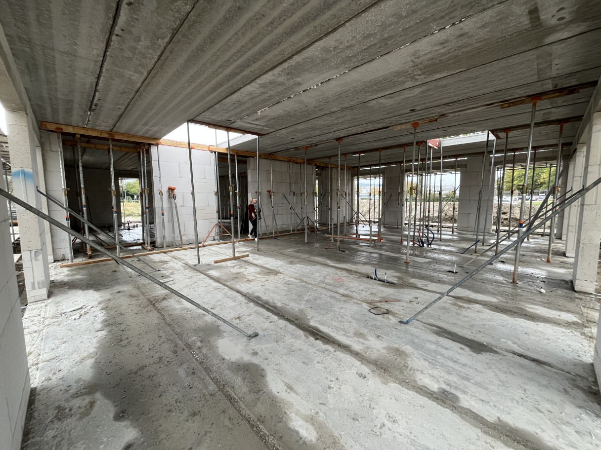 Verdiepingsvloer is gelegd