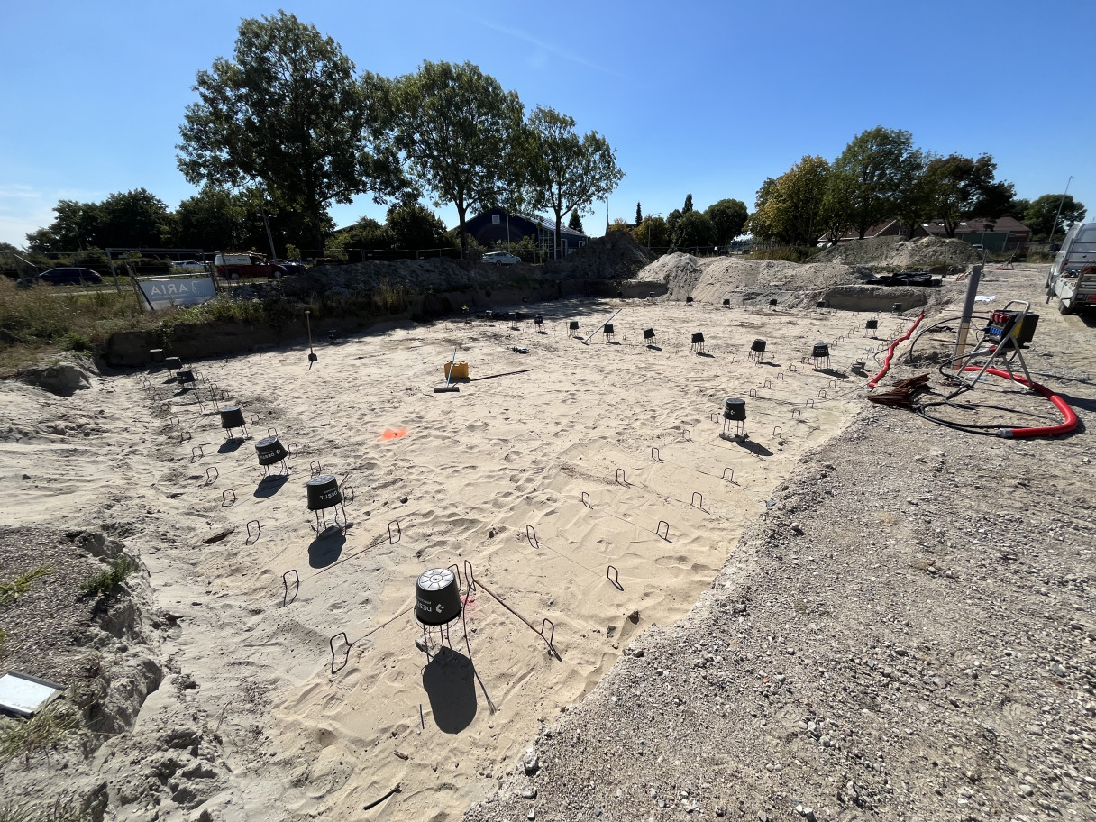 Voorbereiding fundering