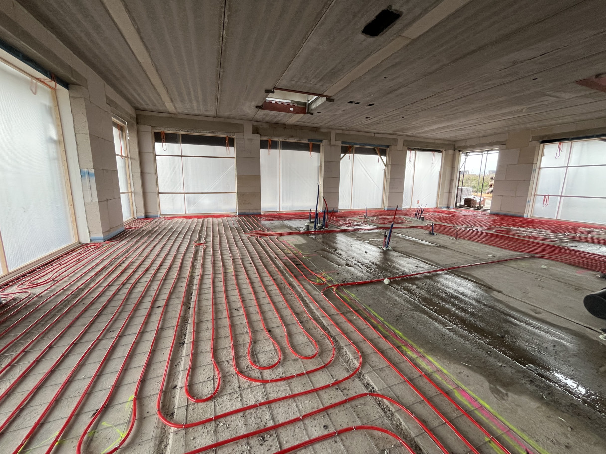 Gereedmaken begane grond voor zandcement